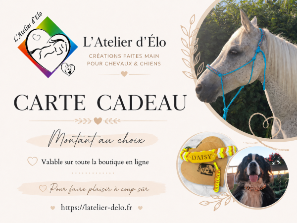 Carte Cadeau L'Atelier d'Elo Carte Cadeau L'Atelier d'Elo