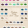Palette de couleurs pour les cordes et longes de licols éthologiques Elodog