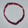 Collier anti tiques naturel chevaux tressé en paracorde avec perles EM Elodog