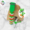 Collier en paracorde tressée de l'atelier d'Elo personnalisé Yoshi de Mario